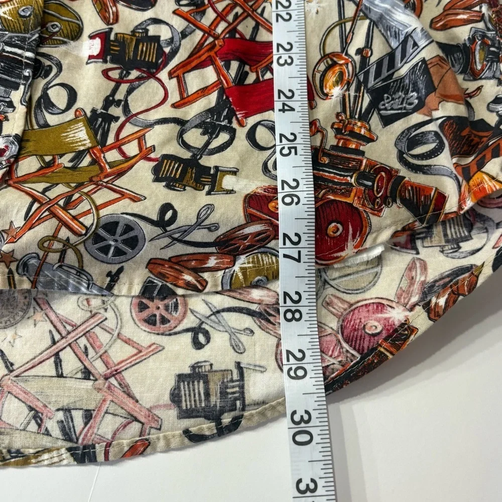Men's Vintage Print Casual Shirt - Picture 9 of 13